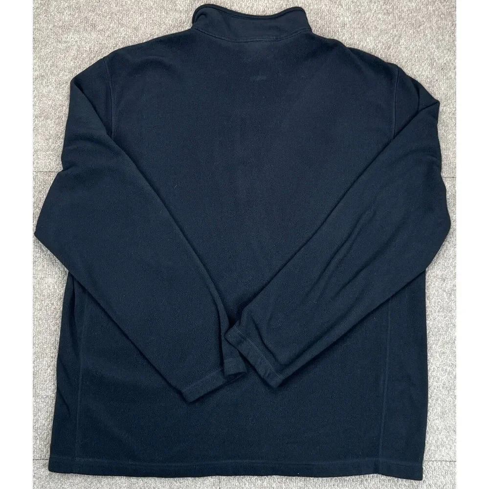 The North Face Men's 1/4 Zip‎ Long Sleeve Black Sweater Fleece Size XL